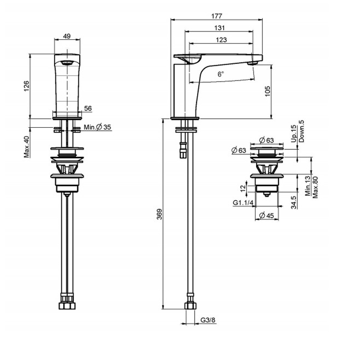 Fima Carlo Frattini Eclipse Смеситель на раковину, цвет: хром F3901CR