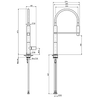 Fima Carlo Frattini Kitchen Nomos Смеситель для кухни, цвет: хром F7097CR