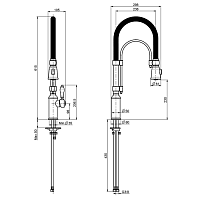 Fima Carlo Frattini Kitchen Смеситель для кухни, цвет: бронза античная F7030BR