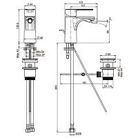 Fima Carlo Frattini Mast Смеситель на биде, цвет: хром F3132CR