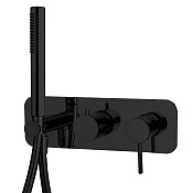 Fima Carlo Frattini Spillo Up Смеситель для душа, с душ. комплектом, цвет: черный матовый F3049NX2NS