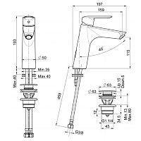 Fima Carlo Frattini Spot Смеситель для раковины, цвет: хром F3001LCR