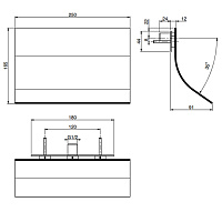 Fima Carlo Frattini Wellness Каскад настенный, цвет: хром F2623CR