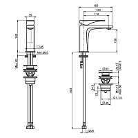 Fima Carlo Frattini Zeta Смеситель для раковины, цвет: белый матовый F3961NBS