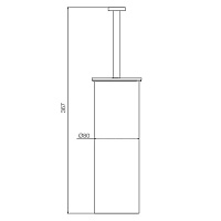 Fima Carlo Frattini Rotola Ёршик напольный, цвет: хром F6006/3CR