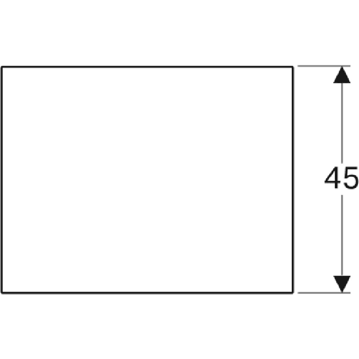 Geberit Xeno2 Стеклянная полка 58х0,8х45 см 500.524.00.1