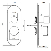 Fima Carlo Frattini So Смеситель для душа встроенный, цвет хром F3189X6CR