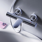 Am.Pm Like Смеситель для ванны без душевого комплекта, излив 17,2 см, цвет: хром глянцевый F8050000