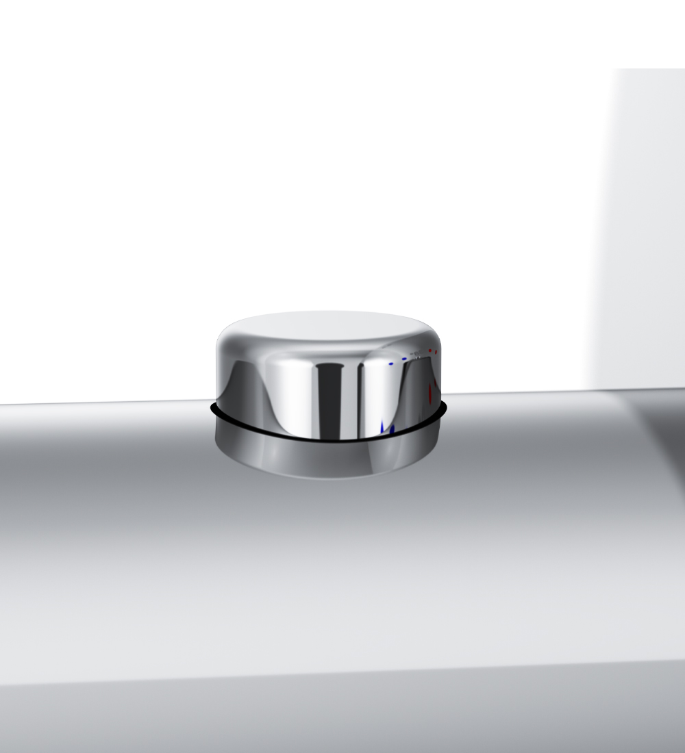 Am.Pm Like Смеситель для душа встраиваемый, внешняя часть, 1 потребитель, цвет: хром глянцевый F8075500