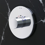 Am.Pm Like Смеситель для душа встраиваемый, внешняя часть, 1 потребитель, цвет: хром глянцевый F8075500