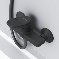 Am.Pm X-Joy Смеситель для душа настенный, без душевого комплекта, цвет: черный матовый F85A20022