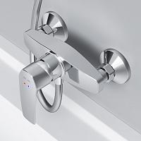 Am.Pm Gem Смеситель для душа настенный, без душевого комплекта, цвет: хром глянцевый F90A20000