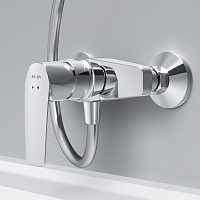 Am.Pm Gem Смеситель для душа настенный, без душевого комплекта, цвет: хром глянцевый F90A20000