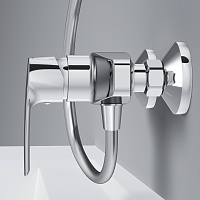 Am.Pm Gem Смеситель для душа настенный, без душевого комплекта, цвет: хром глянцевый F90A20000