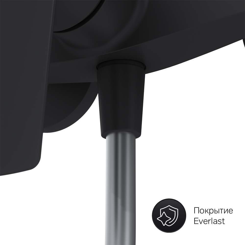 Am.Pm Gem Смеситель для душа настенный, без душевого комплекта, цвет: черный матовый F90A20022