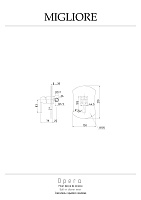 Migliore Opera Смеситель скрытого монтажа монокомандный, цвет: хром 19045