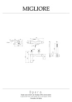 Migliore Opera Смеситель для ванны монокомандный, цвет: хром 19039