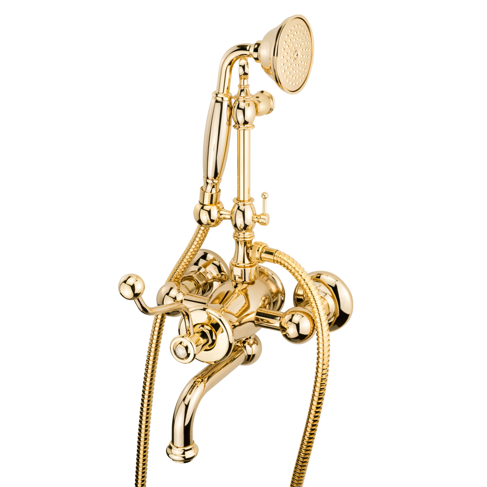 Migliore Vivaldi Смеситель для ванны монокомандный внешний, цвет: золото 19544