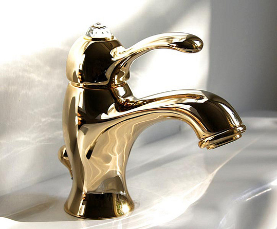 Migliore Lem Смеситель для раковины монокомандный, цвет: золото 25885