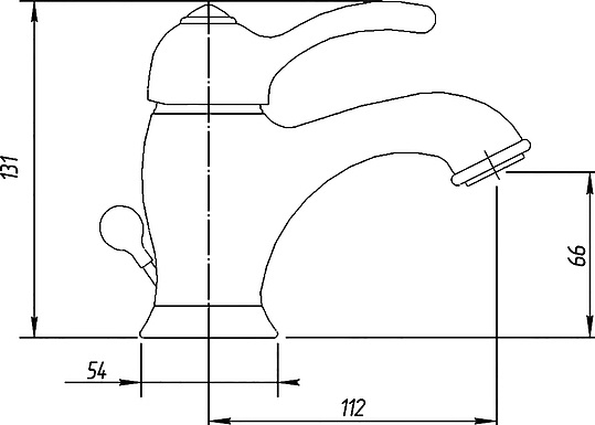 Migliore Lem Смеситель для раковины монокомандный, цвет: золото 25885