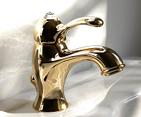 Migliore Lem Смеситель для раковины монокомандный, цвет: золото 25885