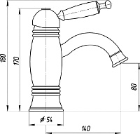 Смеситель Migliore Oxford для раковины 19119