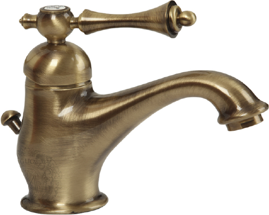 Migliore Bomond Смеситель для раковины монокомандный, цвет: бронза 26869