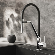 Am.Pm Like Смеситель для кухни, гибкий излив, цвет: хром глянцевый F8013000