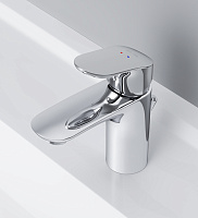 Am.Pm Like Смеситель для раковины на 1 отверстие, с д/к, длина излива 11 см, цвет: хром глянцевый F8092116