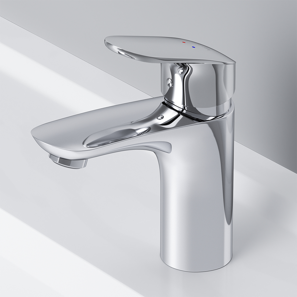 Am.Pm Like Смеситель для раковины на 1 отверстие, без д/к, длина излива 11 см, цвет: хром глянцевый F8093016