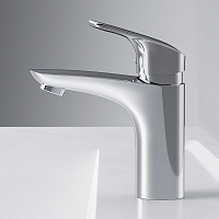 Am.Pm Like Смеситель для раковины на 1 отверстие, без д/к, длина излива 11 см, цвет: хром глянцевый F8093016