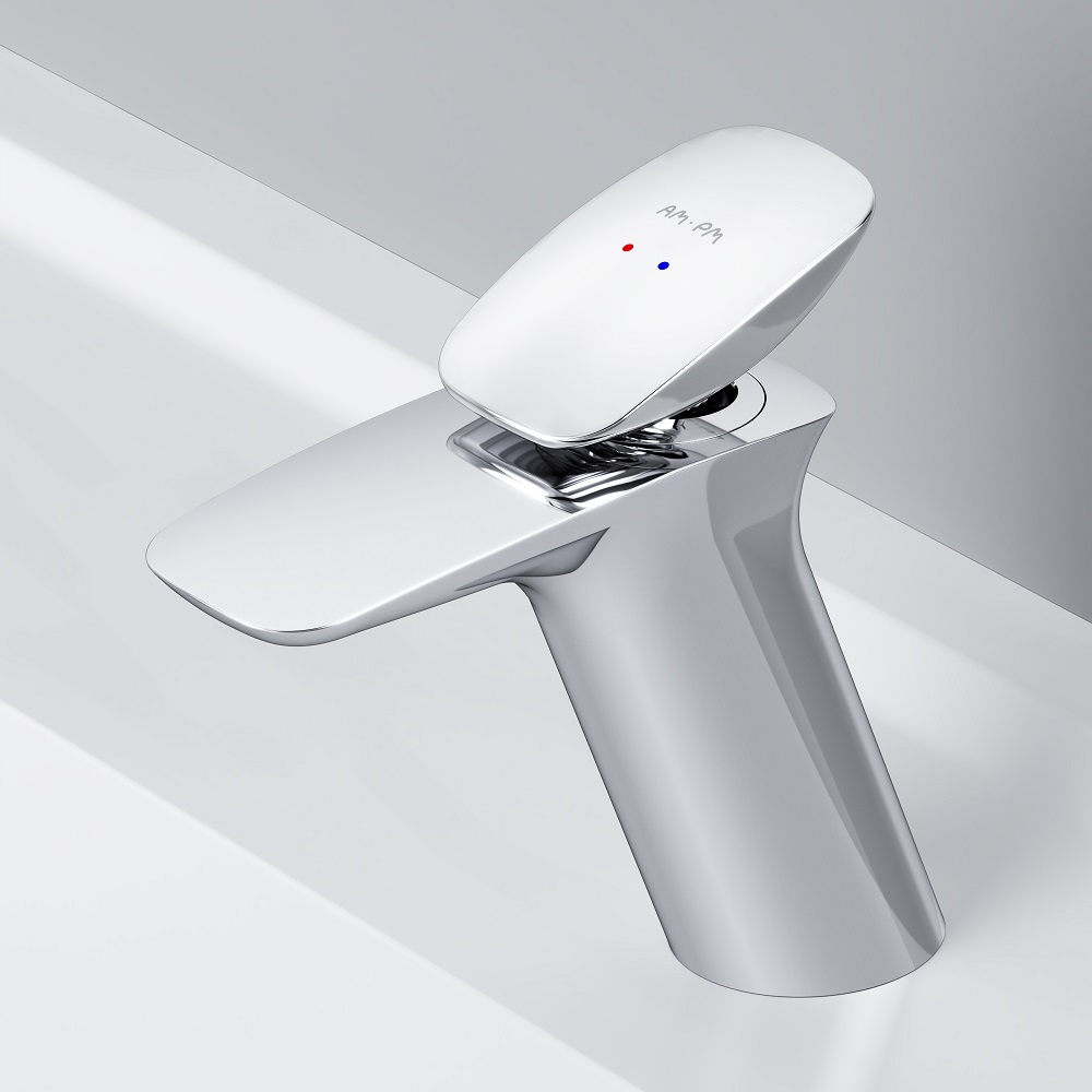 Am.Pm Spirit V2.0 Смеситель для раковины на 1 отверстие, без д/к, излив 11,5 см, цвет: хром глянец F70A02100