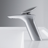 Am.Pm Spirit V2.0 Смеситель для раковины на 1 отверстие, без д/к, излив 11,5 см, цвет: хром глянец F70A02100