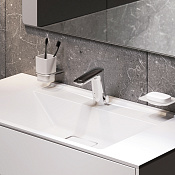 Am.Pm Inspire V2.0 Смеситель для раковины на 1 отверстие, без д/к, излив 12,5 см, цвет: хром глянец F50A02300