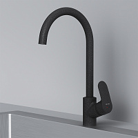 Am.Pm Like Смеситель для кухни, высота излива 27 см, цвет: черный матовый F8007122