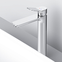 Am.Pm X-Joy Смеситель для раковины высокий на 1 отверстие, без д/к, излив 15,5 см, цвет: хром глянец F85A92000