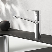 Am.Pm Gem Смеситель для кухни, высота излива 16 см, цвет: хром глянцевый F90A00000