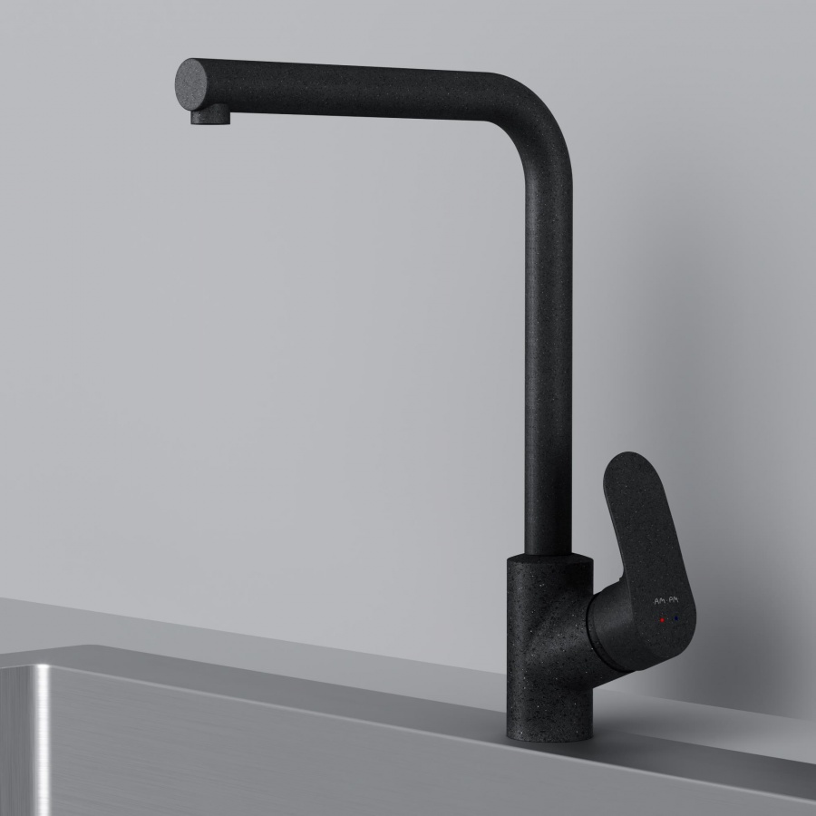 Am.Pm Like Смеситель для кухни, высота излива 30,5 см, цвет: черный матовый F8005022