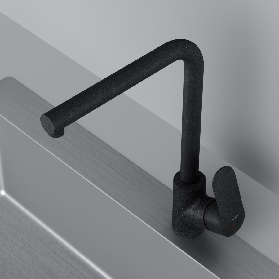 Am.Pm Like Смеситель для кухни, высота излива 30,5 см, цвет: черный матовый F8005022