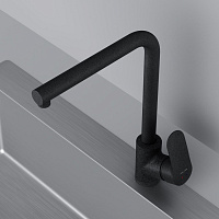 Am.Pm Like Смеситель для кухни, высота излива 30,5 см, цвет: черный матовый F8005022