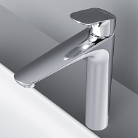 Am.Pm Gem Смеситель для раковины, h-22 см., длина излива 15,5 см., цвет: хром F90A92200