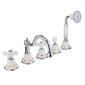 Migliore Provance Смеситель на борт ванны, на 5 отверстий, цвет: хром 19472