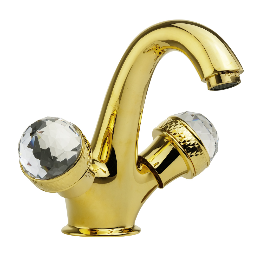 Migliore Axo Swarovski Смеситель для раковины, цвет: золото 18510