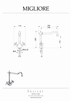 Migliore Revival Cucina Смеситель для кухни, цвет: хром 18252
