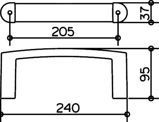 Keuco Elegance New Поручень, цвет: хром 11621 010000