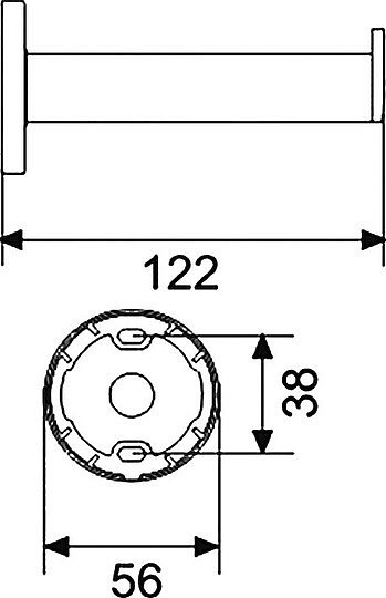 Keuco Plan Держатель для запасных рулонов, цвет: хром 14963 010000