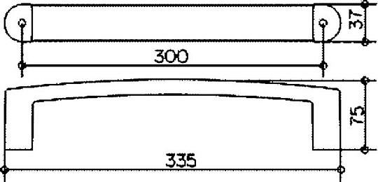 Keuco Elegance New Поручень, цвет: хром 11607 010000