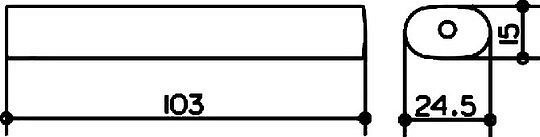 Keuco Edition 400 Держатель запасного рулона подвесной, цвет: хром 11563 010000