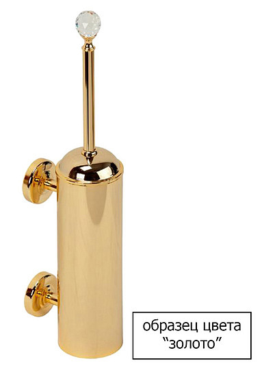 Migliore Mirella Мыльница со стаканом керамическая, настольная, цвет: золото 17325