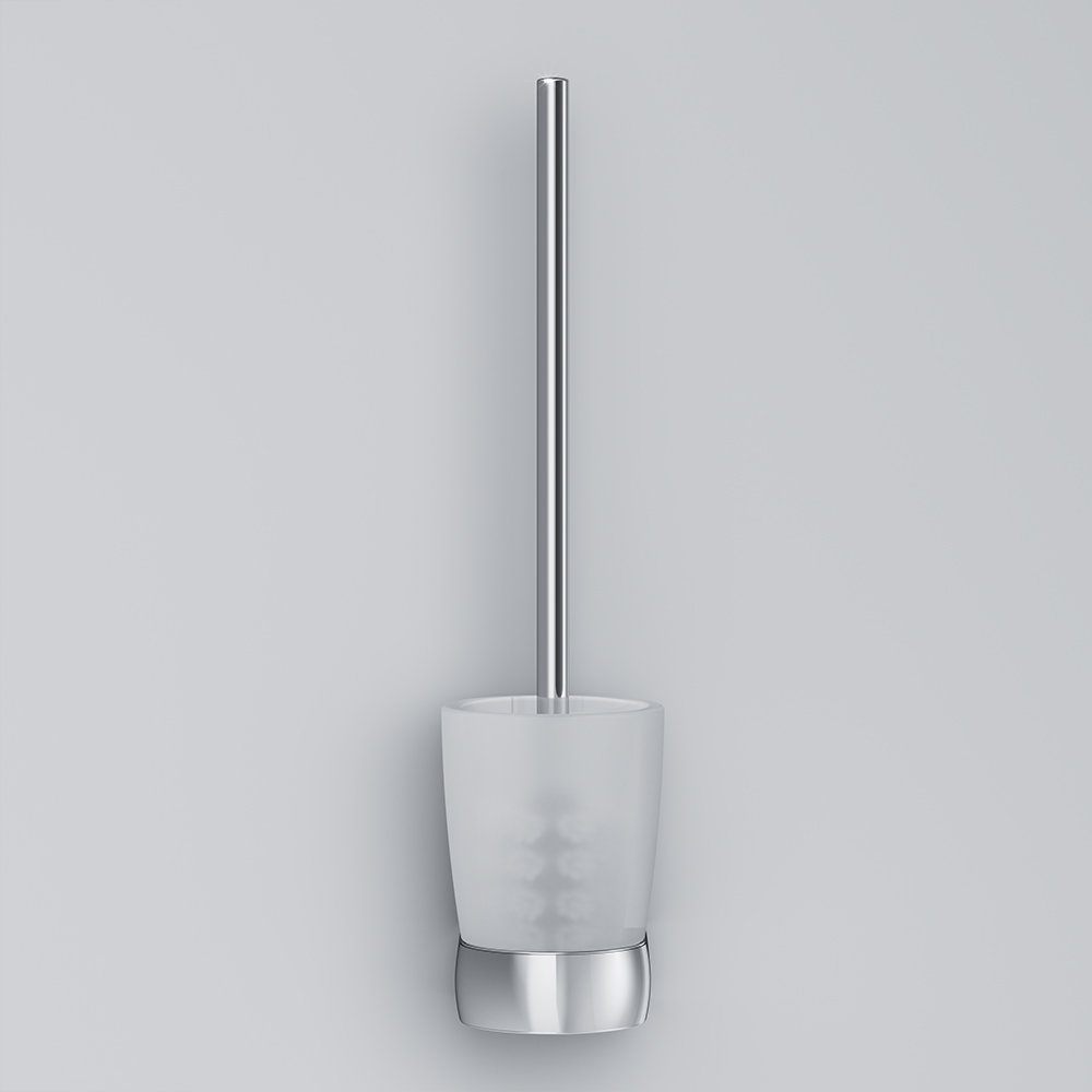 Am.Pm Sensation Ершик для унитаза подвесной со стеклянной колбой, цвет: хром глянцевый A3033300